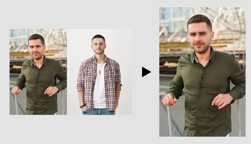 Пример генерации изображения в FaceSwap