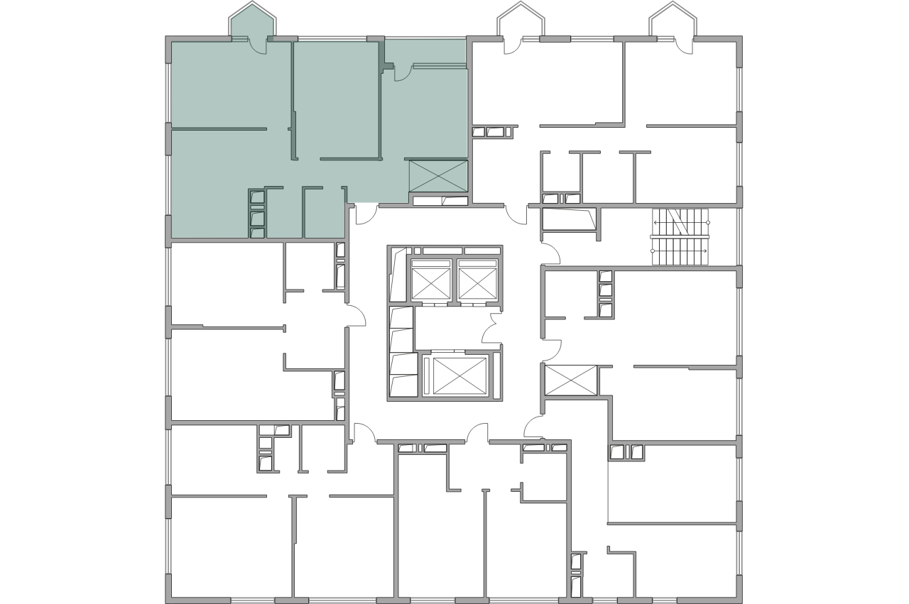 Планировка 3-комн. 3