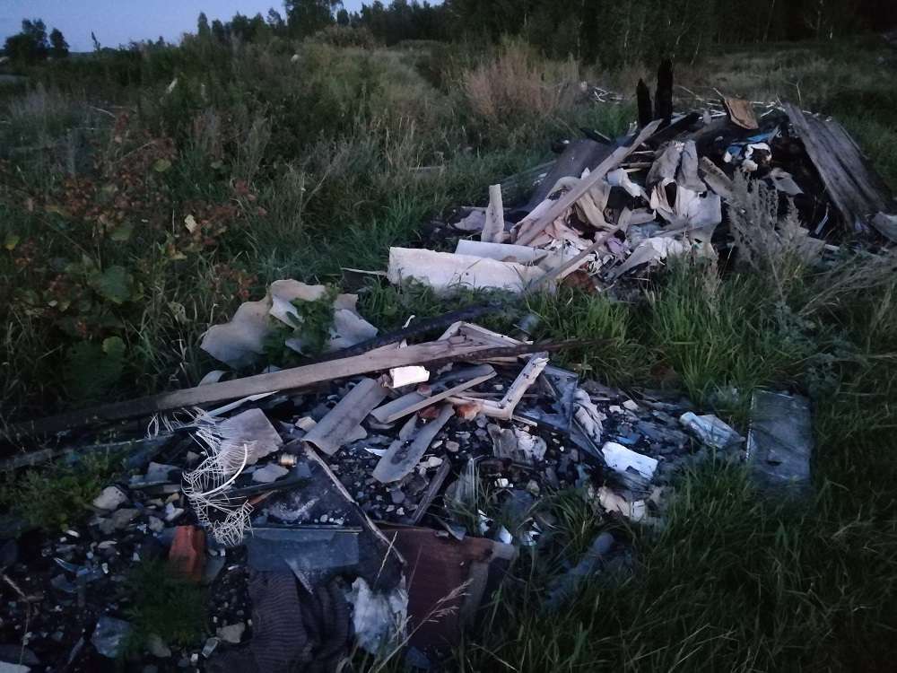Свалка вблизи села Ачликуль