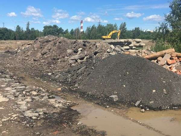 Свалка стройотходов на Пискаревском, 148 к. 11