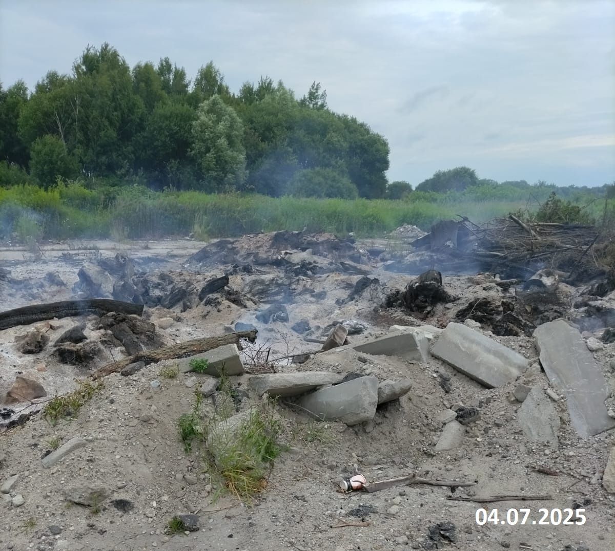 Свалка в Мамоново