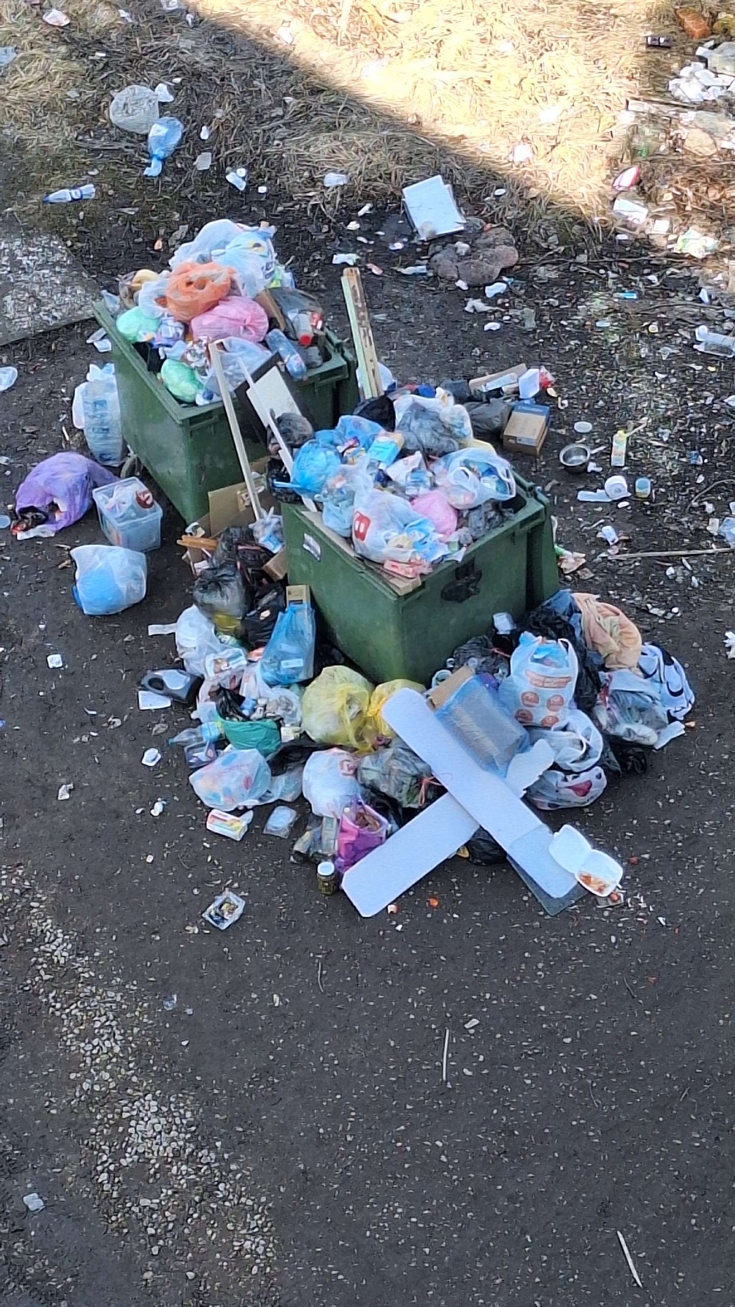 Нарушение графика вывоза ТКО