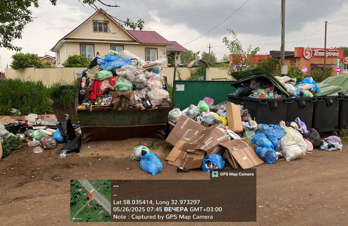 КГО и мусор вокруг площадки