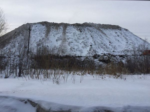 Снегосвалка в Белом Яру