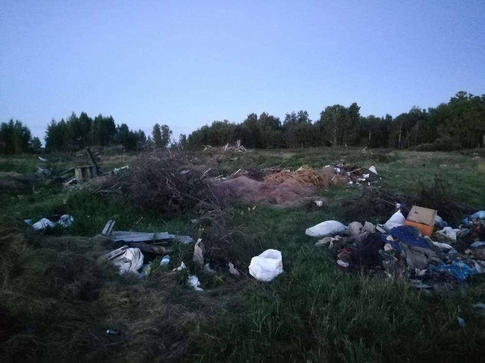 Свалка вблизи села Ачликуль
