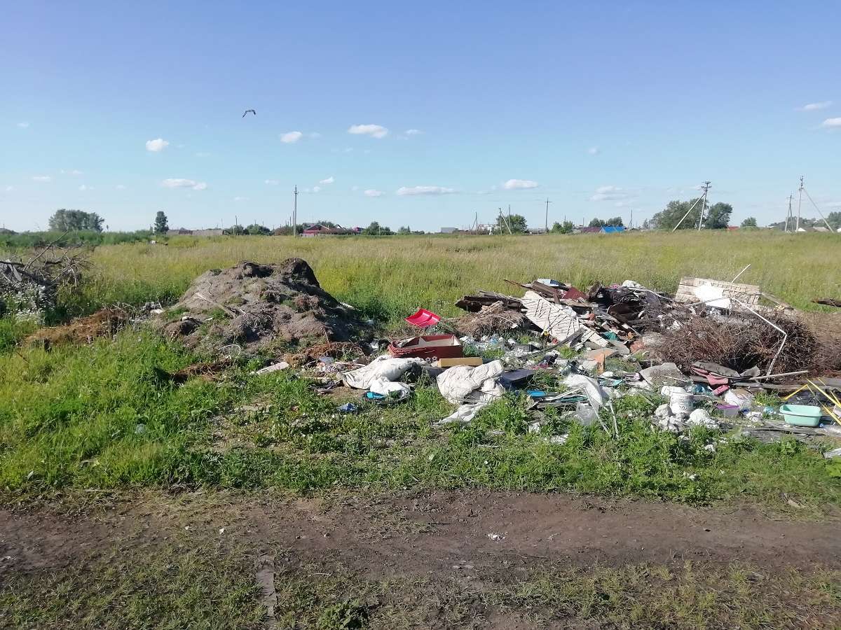 Свалка вблизи села Шумово.