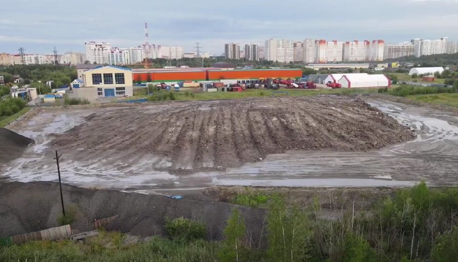Снегосвалка МУП "Дорремтех"