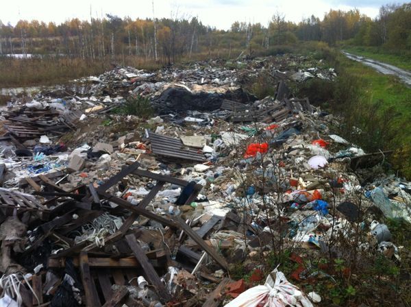 Свалка вблизи оз. Порзоловское