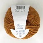 Lana Gatto, Maxi Soft, Меринос 100%, Коричневый/Тыквенный (14468) 2