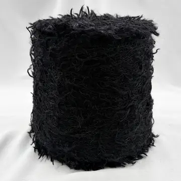 Lineapiu, Grizzly, Кид мохер 69% Меринос 8% Полиамид 23%, Черный/Ворон (250)