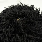 Lineapiu, Grizzly, Кид мохер 69% Меринос 8% Полиамид 23%, Черный/Ворон (250) 2