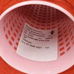 ZEGNA BARUFFA LANE BORGOSESIA, Kent, Мериносовая шерсть 100%, Оранжевый/Оранжевый (784027) 3
