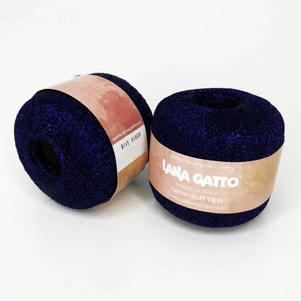 Lana Gatto, New Glitter, Нейлон 49% Полиэстер 51%, Синий/Темная ночь (9115)
