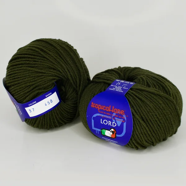 Tropical Lane, Lord, Акрил 20% Меринос 80%, Хаки/Зеленый/Хаки (37)