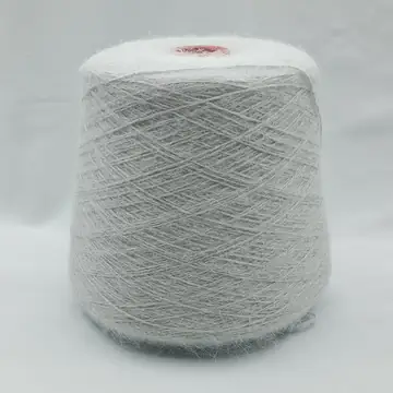 Filcom, Chiara, Ангора длинноворсовая 80% Полиамид 20%, Серый/Серебро (Silver)