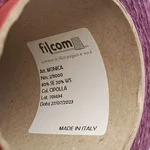 Filcom, Monica, Кашемир 20% Шёлк 80%, Фиолетовый/Салатный лук (Cipolla) 3