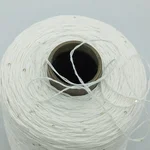 Пайетки 2мм / Хлопок 100%, Молочный/Белая река (Bianco_550_2) 2
