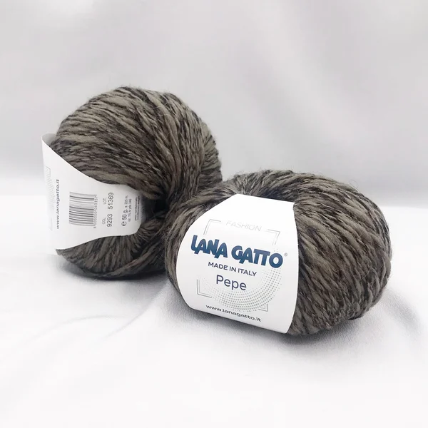 Lana Gatto, Pepe, Альпака 35% Меринос 65%, Разноцветный/Коричневый/Коричневый (9293)