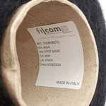 Filcom, Tramonto, Супер кид мохер 75% Шёлк 25%, Черный/Боггарт (3031) 3