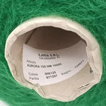 Ilaria srl, Aurora, Меринос 5% Нейлон 28% Супер кид мохер 67%, Зеленый/Зеленый (006125) 3