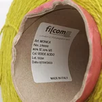Filcom, Monica, Кашемир 20% Шёлк 80%, Зеленый/Кислотный зелёный (Verde Acido) 3