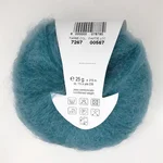 Lana Gatto, Mohair Royal, Мохер 80% Нейлон 20%, Бирюзовый/Бирюзовый (7267) 2