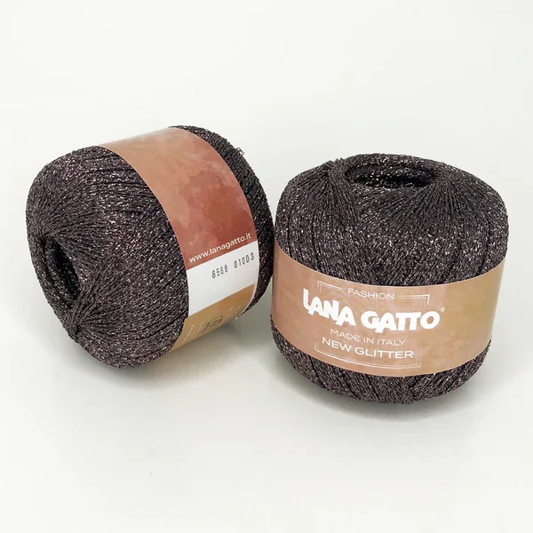 Lana Gatto, New Glitter, Нейлон 49% Полиэстер 51%, Серый/Розовое серебро (8588)