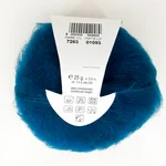 Lana Gatto, Silk Mohair, Кид мохер 75% Шёлк 25%, Синий/Яркая бирюза (7263) 2