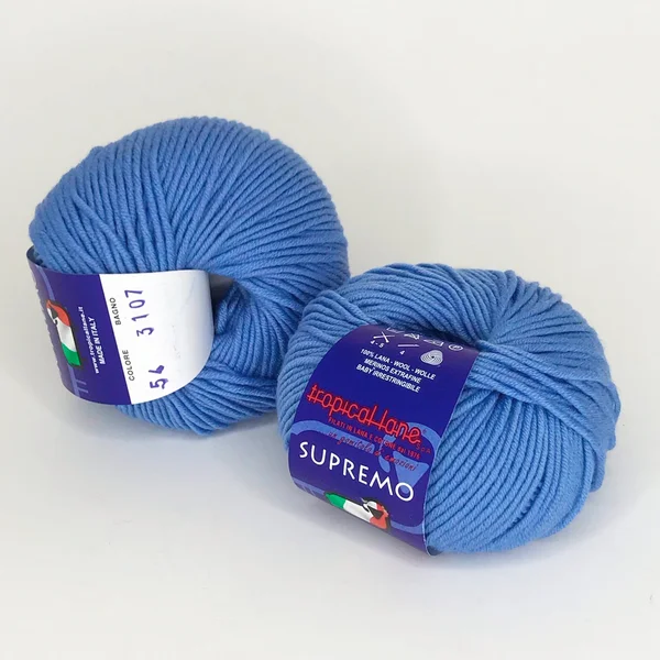 Tropical Lane, Supremo, Меринос 100%, Голубой/Летнее небо (54)
