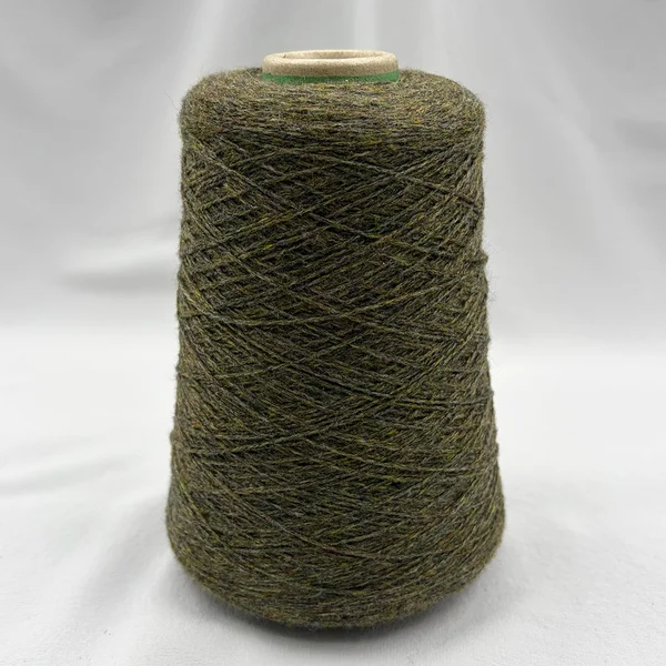 Loro Piana, Coarsehair, Кашемир 100%, Зеленый/Листопад (Multicolor)