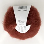 Lana Gatto, Silk Mohair, Кид мохер 75% Шёлк 25%, Коричневый/Терракотовый/Молочный шоколад (13737) 2