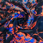 Италия, Вискоза 98% Люрекс 2%, Синий 3
