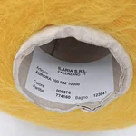 Ilaria srl, Aurora, Меринос 5% Нейлон 28% Супер кид мохер 67%, Желтый/Медовый (006076) 3