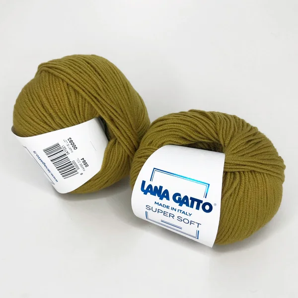 Lana Gatto, Super soft, Меринос 100%, Оливковый/Оливка (8564)