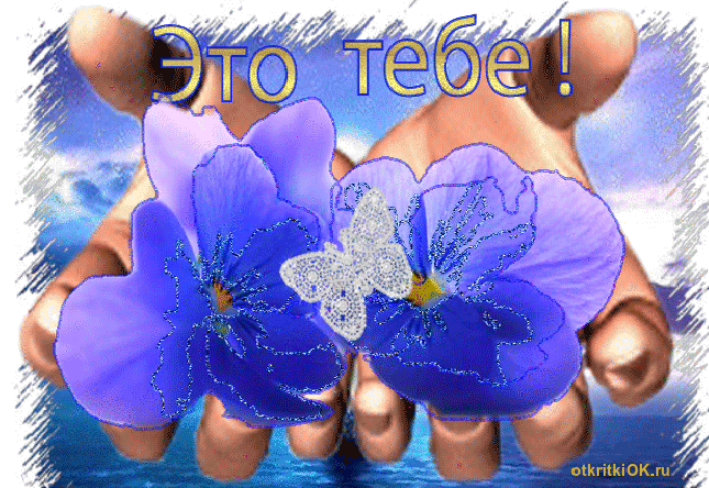 Анимационная открытка это тебе