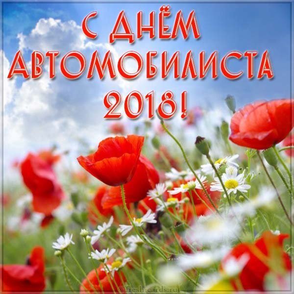 День автомобилиста 2018 картинка