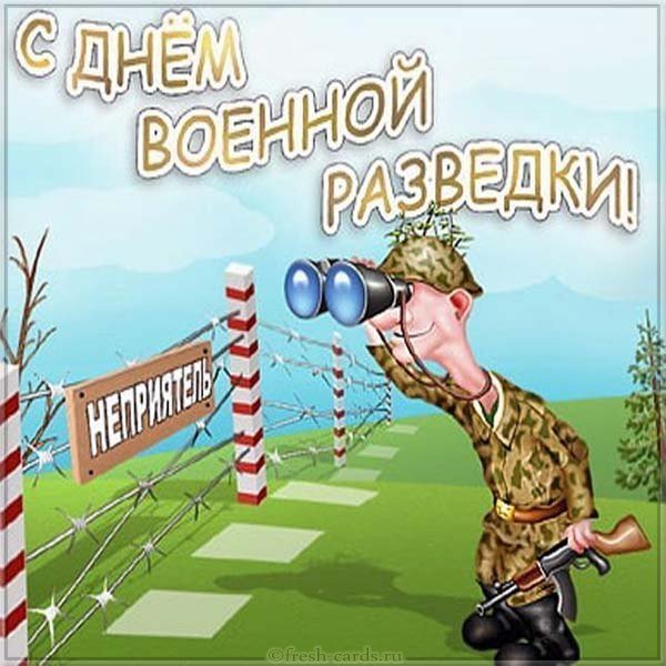 День военного разведчика прикольная картинка