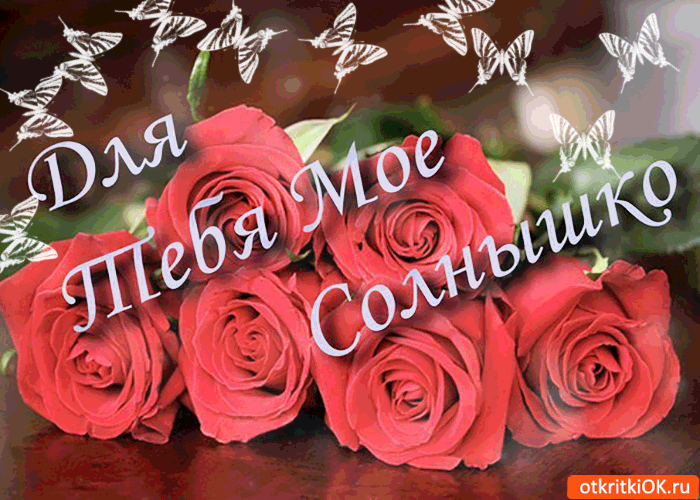 Для тебя мое солнышко букетик милых роз Для тебя мое солнышко букетик милых роз