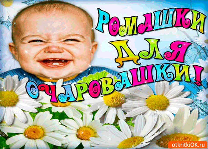 Эти ромашки для очаровашки