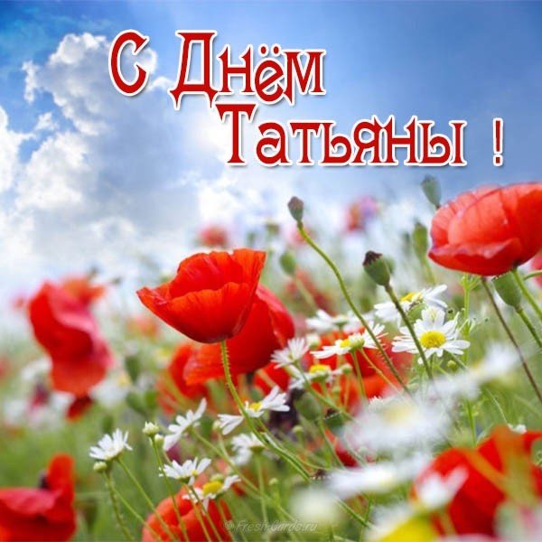 Фото открытка с днем Татьяны