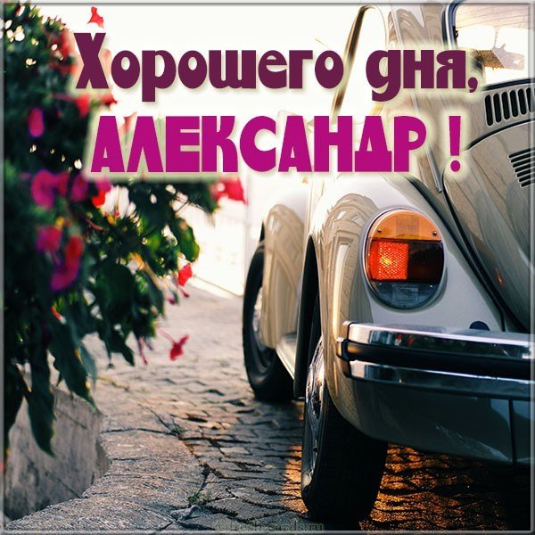 Картинка Александр хорошего дня