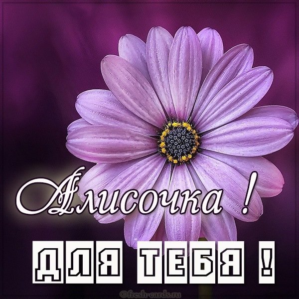 Картинка Алисочка для тебя