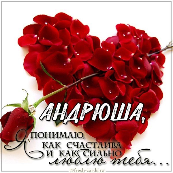 Картинка Андрюша я тебя люблю