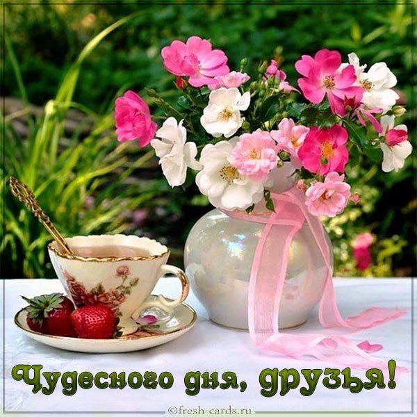 Картинка чудесного дня друзья