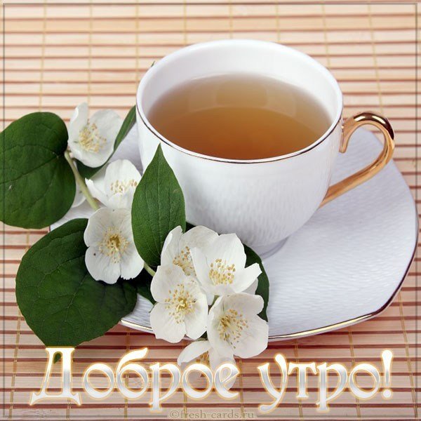 Картинка доброе утро чай