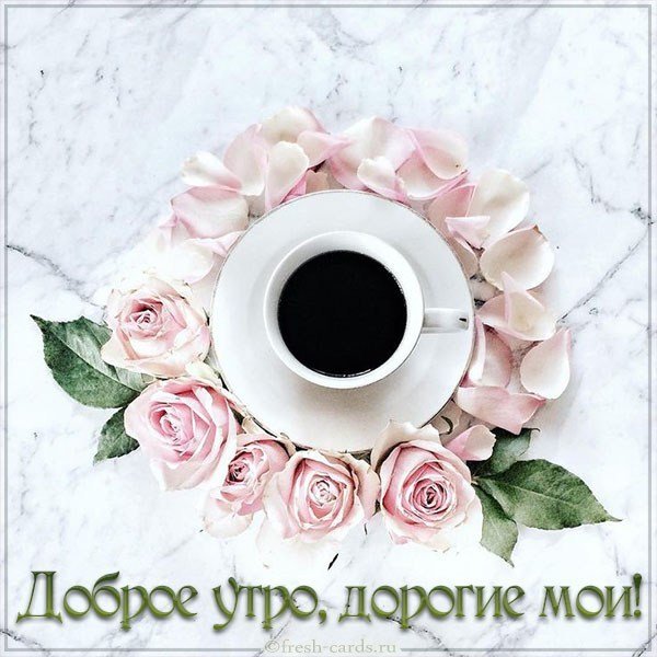 Картинка доброе утро дорогие мои