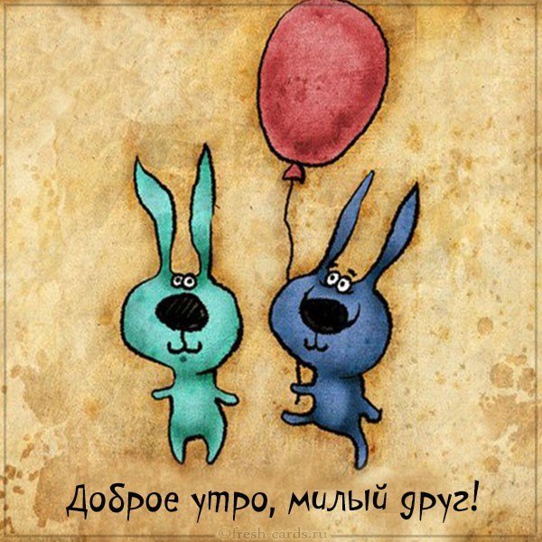 Картинка доброе утро милый друг