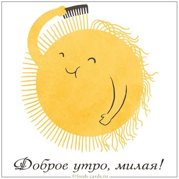 Картинка доброе утро прикольная смешная девушке