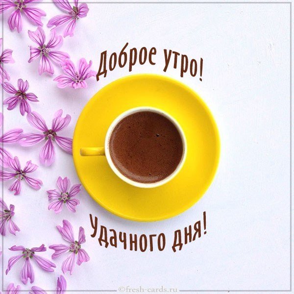Картинка доброе утро удачного дня красивая необычная