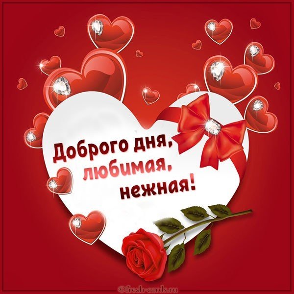 Картинка доброго дня любимая нежная